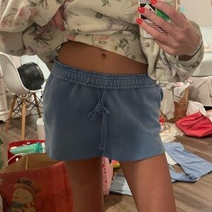 Billabong sweatpant material skirt